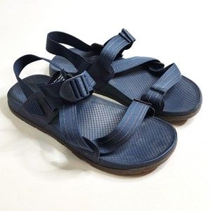 Chaco Lowdown Flexible Lightweight Sandals Size 10 Navy Blue Men's Comfort